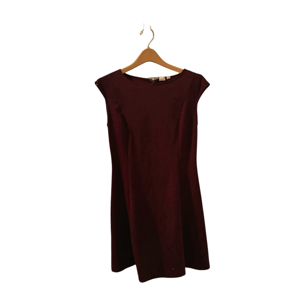 GAP Rich Burgundy Knit Mini Dress